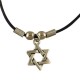 Pendant - Star of David (with leather band)